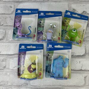 Monsters INC Pixar Mattel Micro Toys Mini Figures BOO Mike Sully Randall Roz New